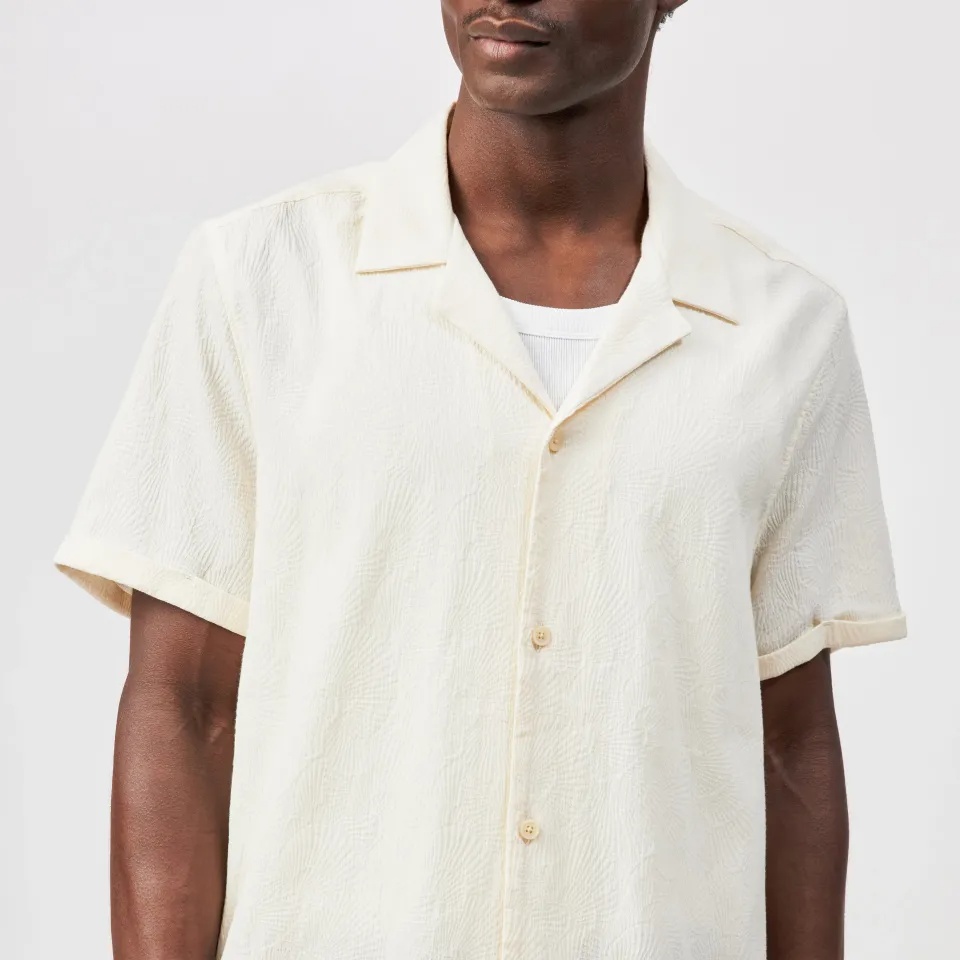 DRYKORN - Bijan Casual Short Sleeve Shirt In Light Jacquard