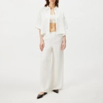 Ceiling Wide Trousers In Linen