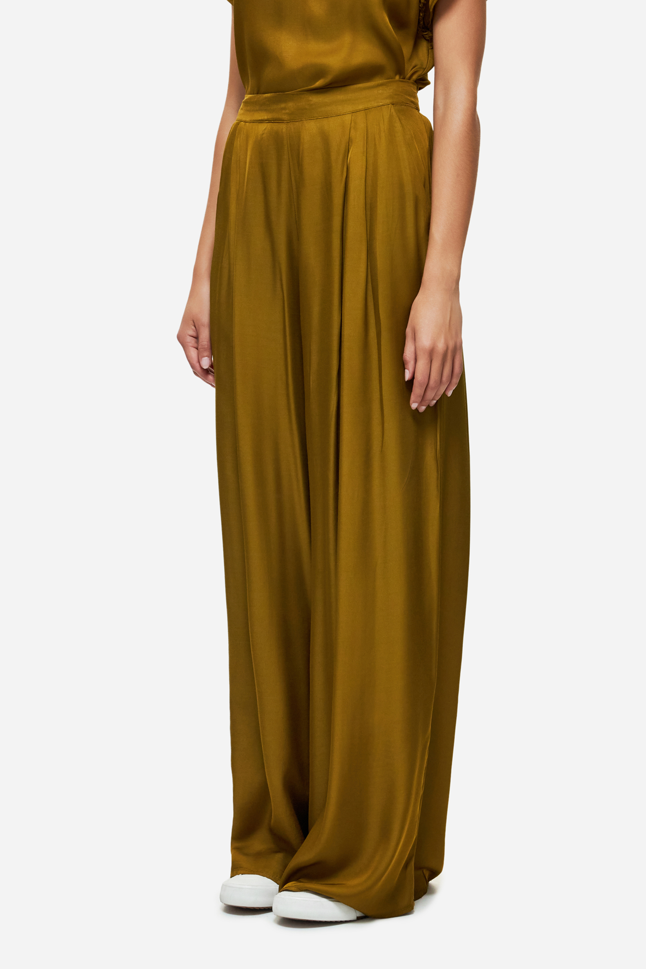 DIRTY LAUNDRY - Wide Leg Pleated Pants