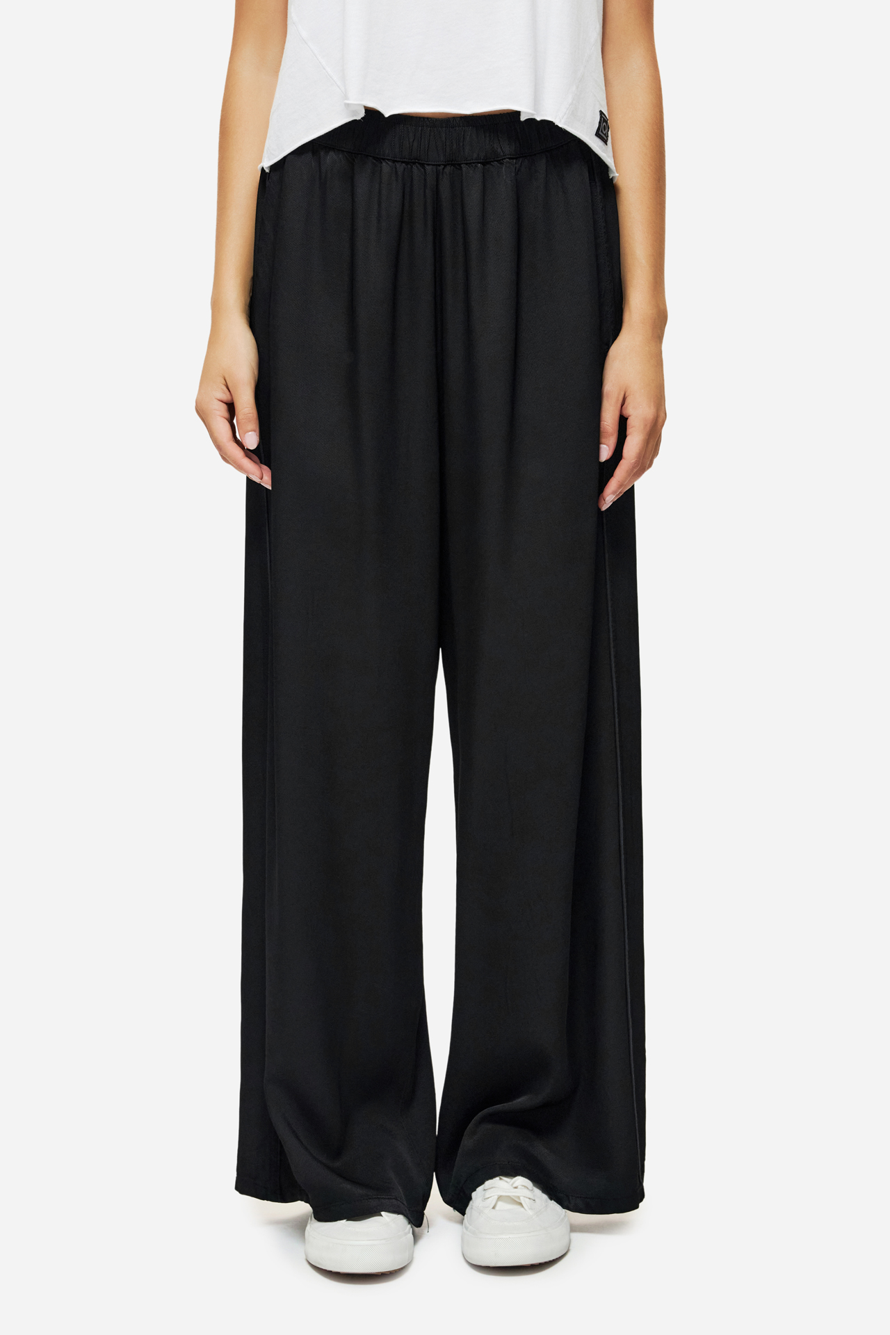 DIRTY LAUNDRY - Satin Wide Leg Pant