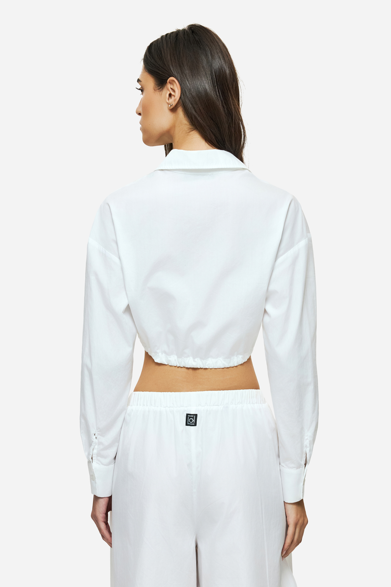 DIRTY LAUNDRY - Cropped Shirt With Drawstring