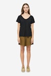 V-Neck Linen Blend T-Shirt