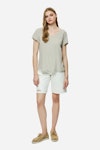V-Neck Linen Blend T-Shirt