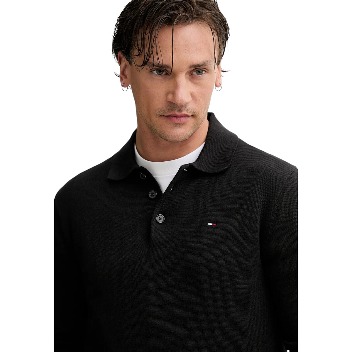 TOMMY HILFIGER JEANS - Slim Essential Polo Sweate