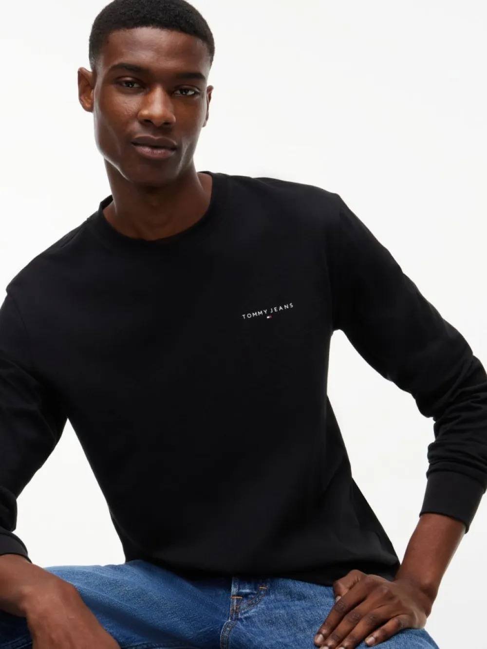 TOMMY HILFIGER JEANS - Slim Chest Linear Tee