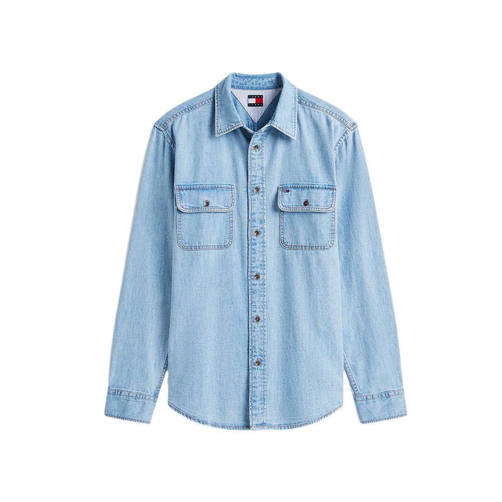 TOMMY HILFIGER JEANS - Denim Relaxed Fit Shirt