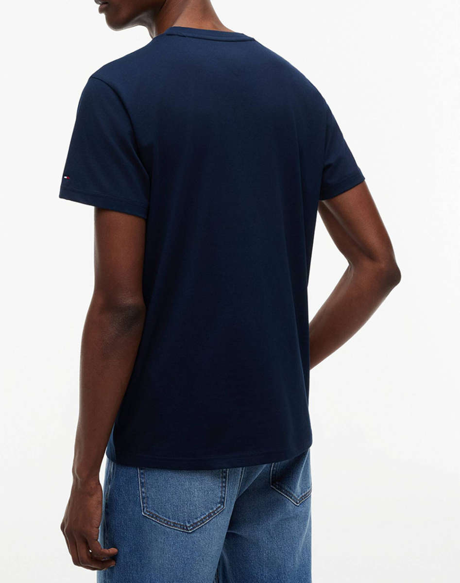 TOMMY HILFIGER JEANS - Slim Sign Chest Tee