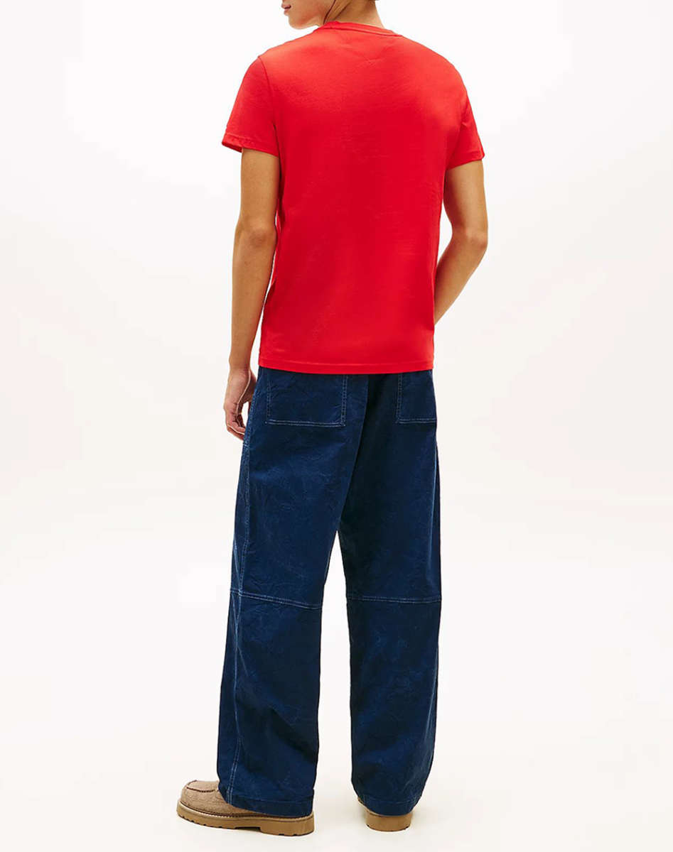 TOMMY HILFIGER JEANS - Slim Sign Chest Tee
