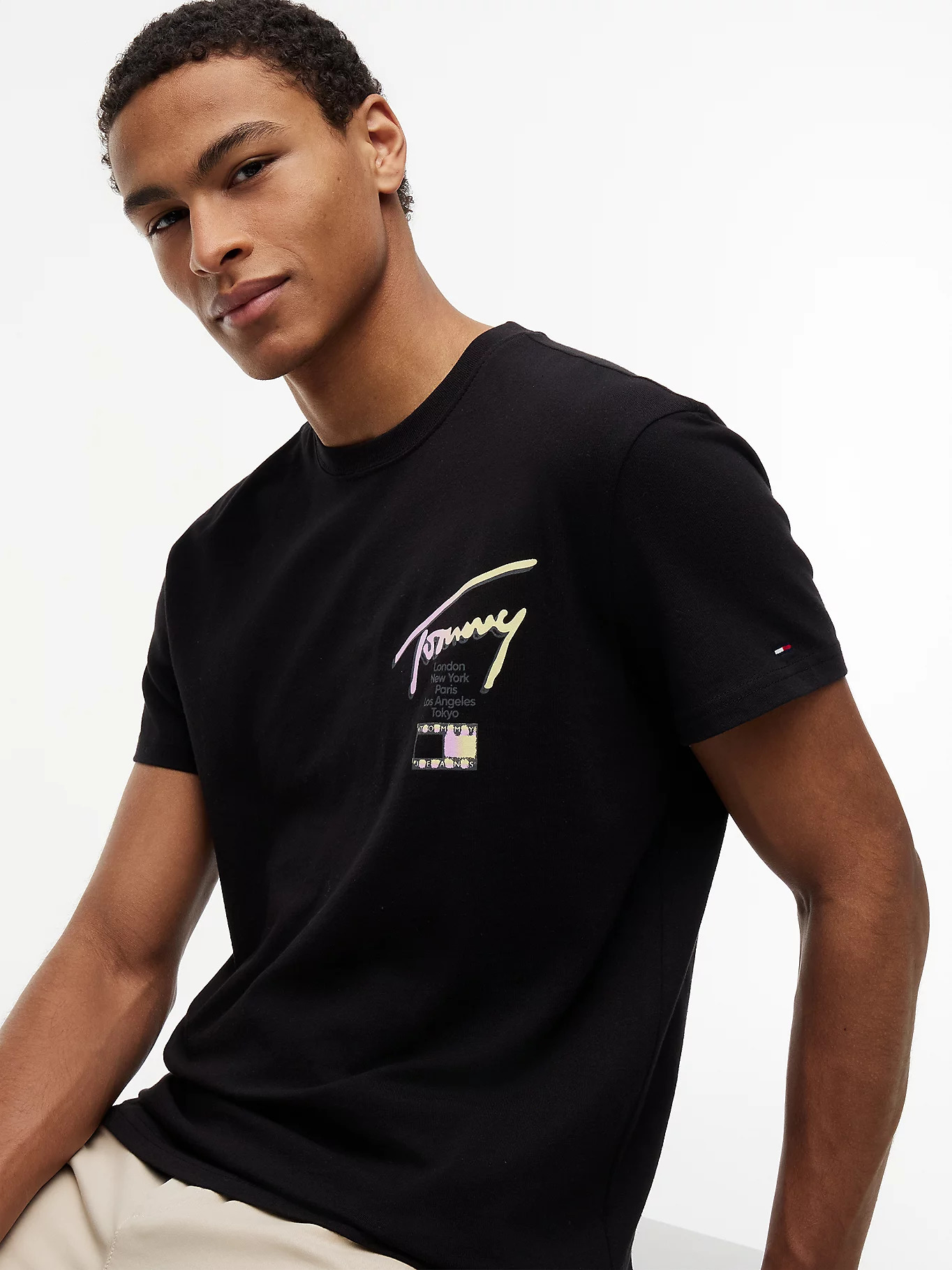 TOMMY HILFIGER JEANS - Reg City Sign Tee