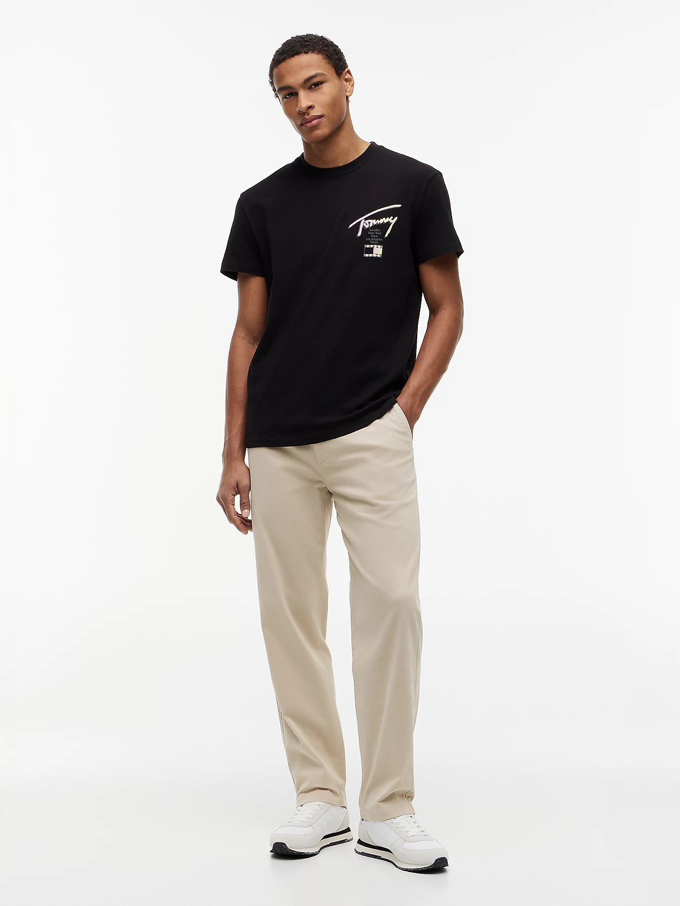 TOMMY HILFIGER JEANS - Reg City Sign Tee