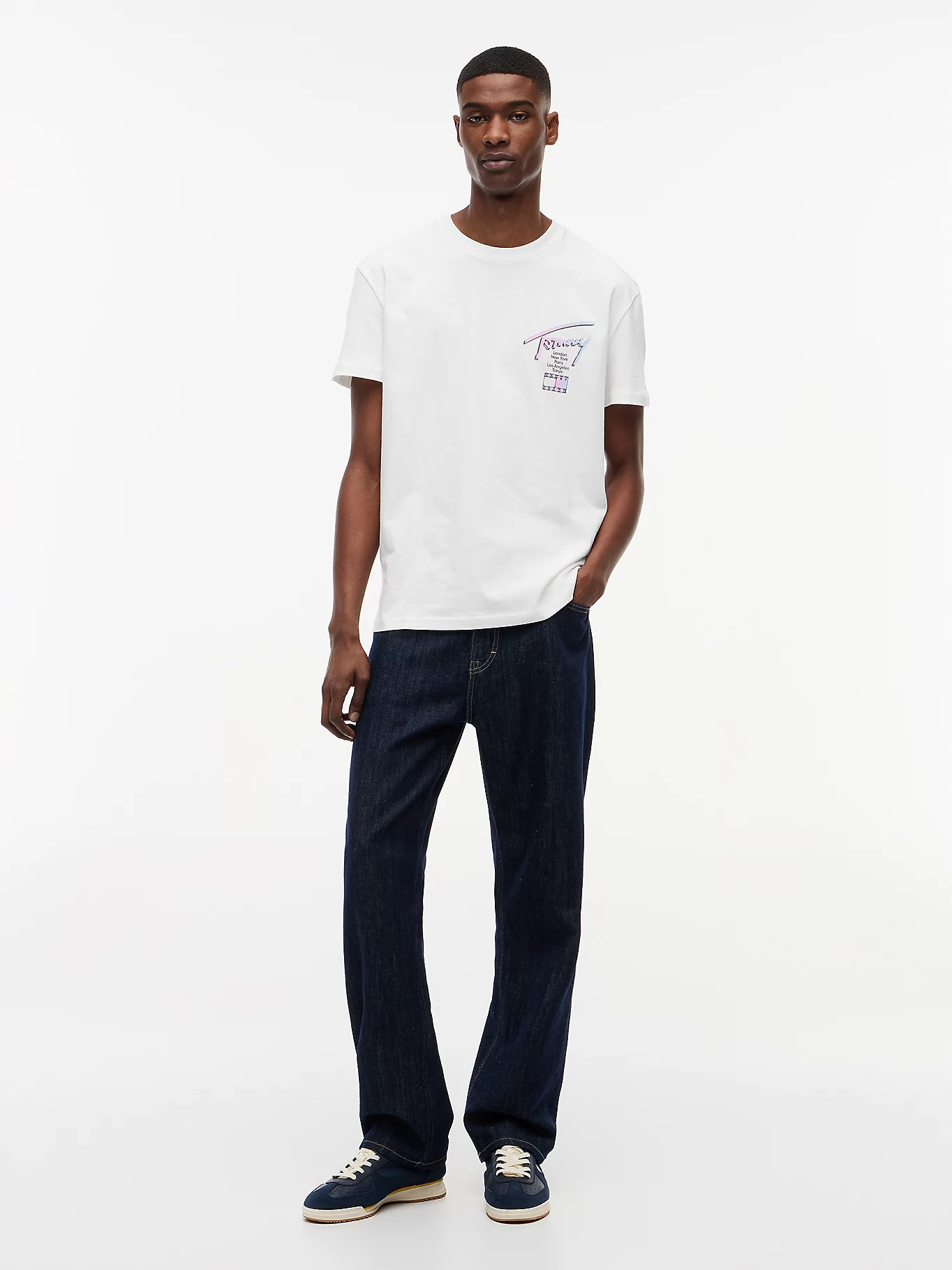 TOMMY HILFIGER JEANS - Reg City Sign Tee