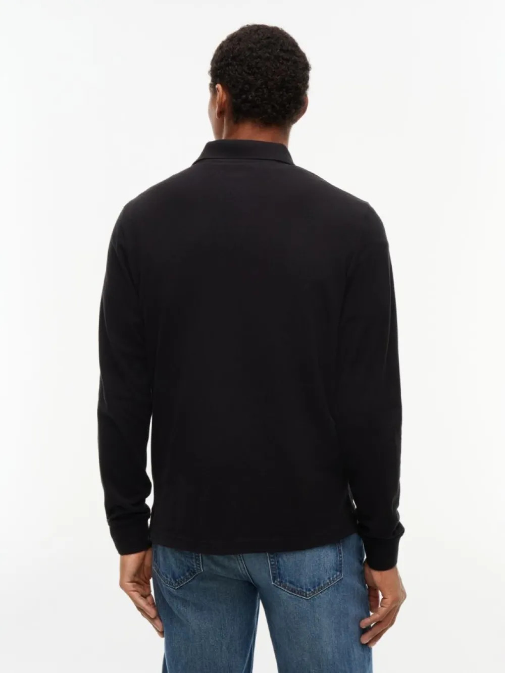 TOMMY HILFIGER JEANS - Regular Fit Long Sleeve Polo