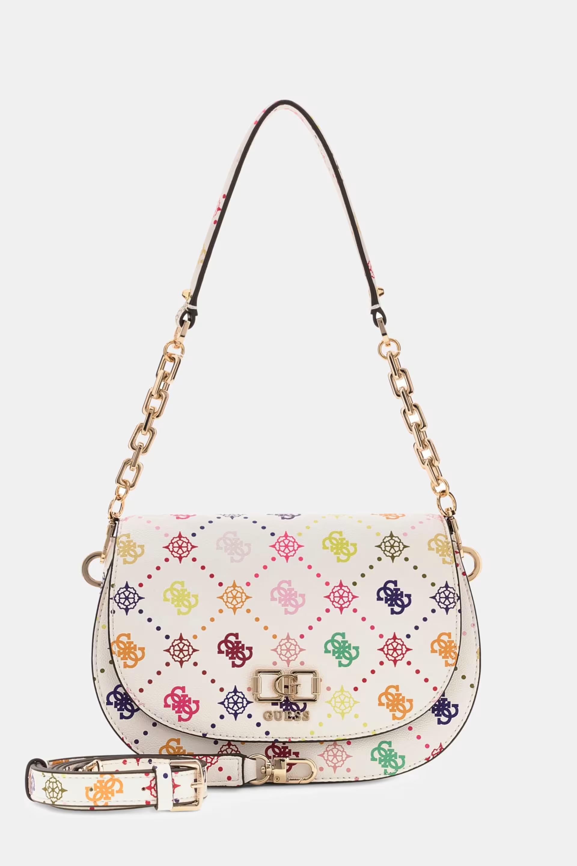 GUESS - Emelie Logo Flap Shoulder Bag