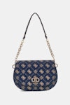 Emelie Logo Flap Shoulder Bag