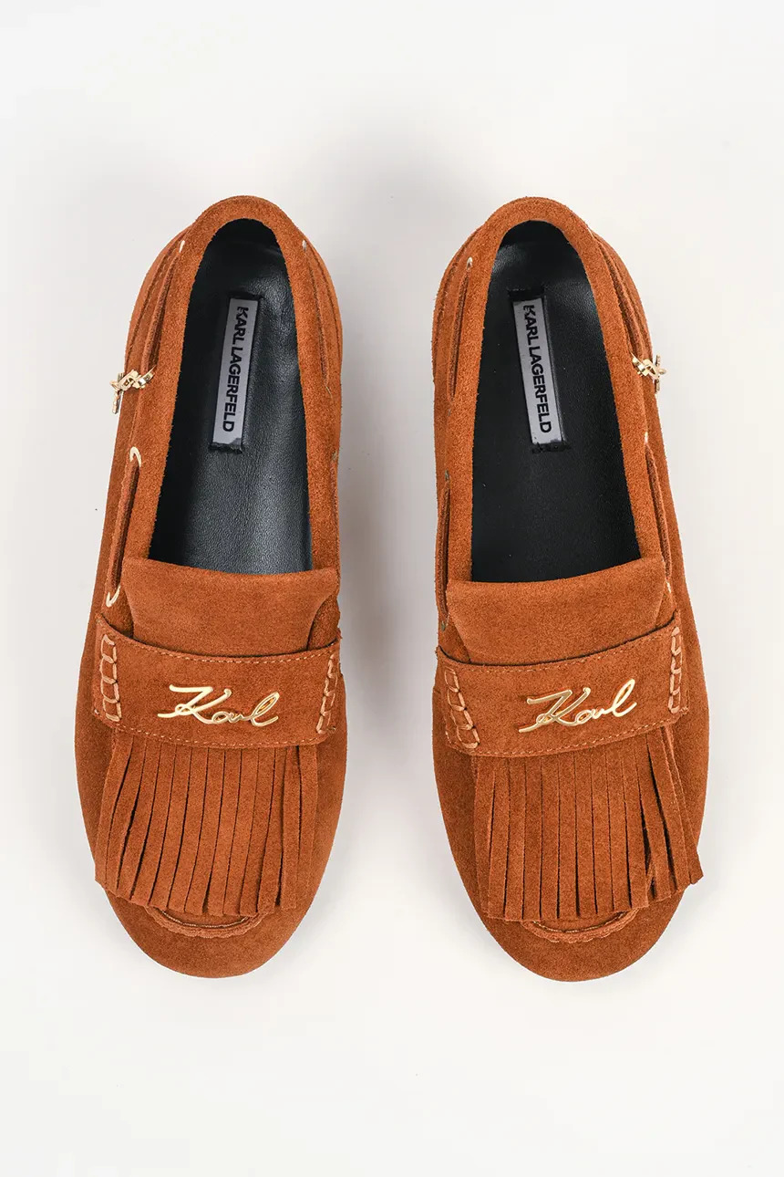 KARL LAGERFELD - Marlee Fringe Loafers
