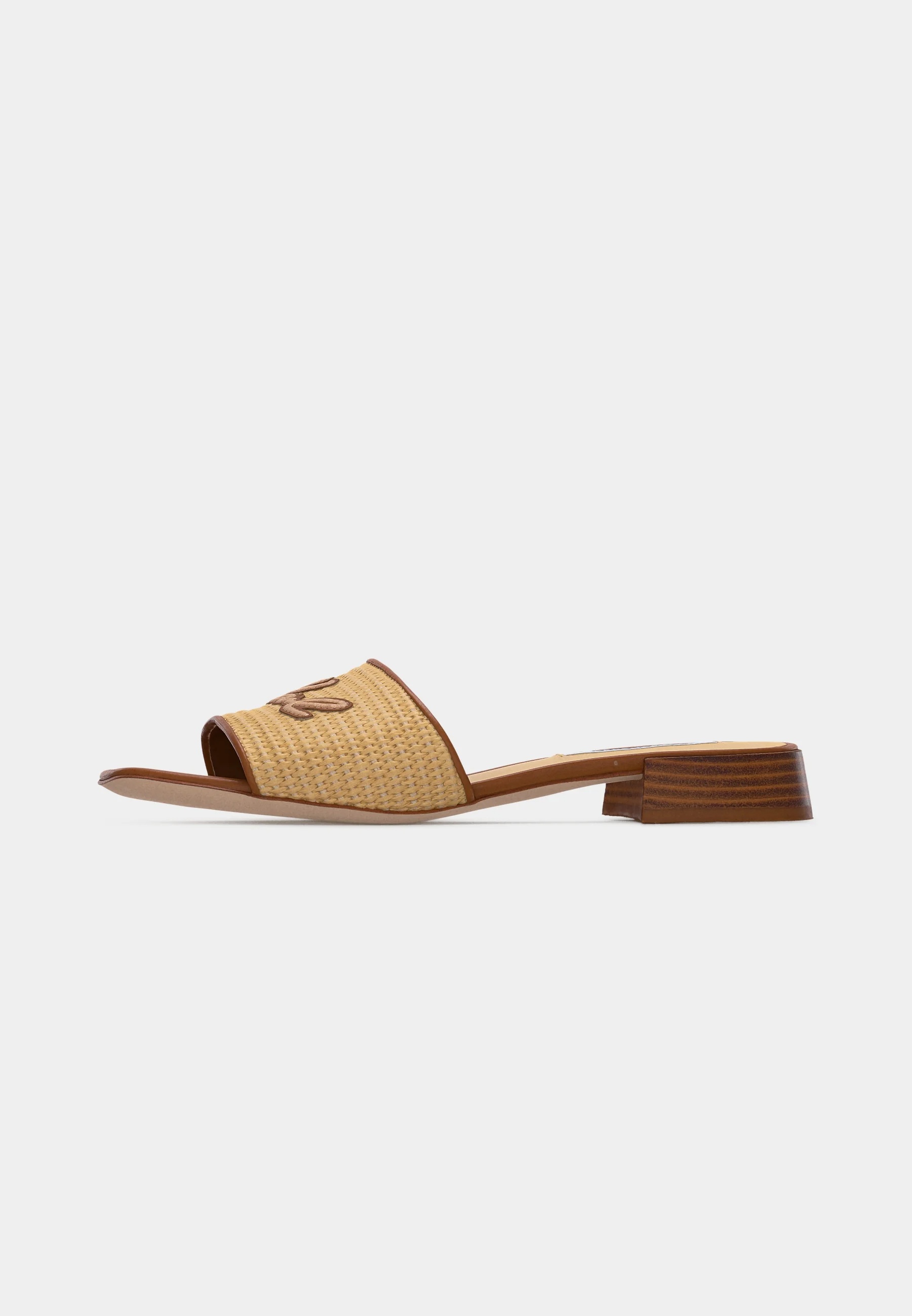 KARL LAGERFELD - Raffia Signia Slides
