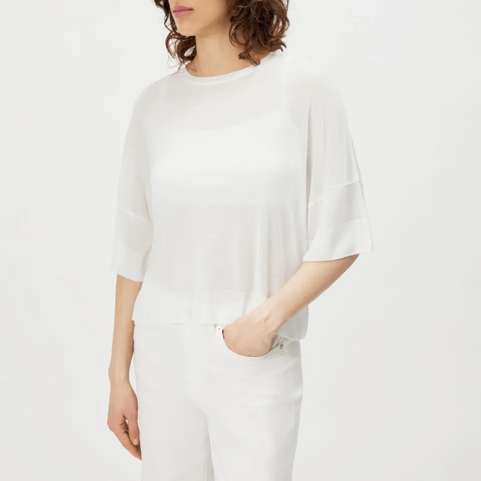 DRYKORN - Kusia T-shirt In A Shiny Fine-Knit Look