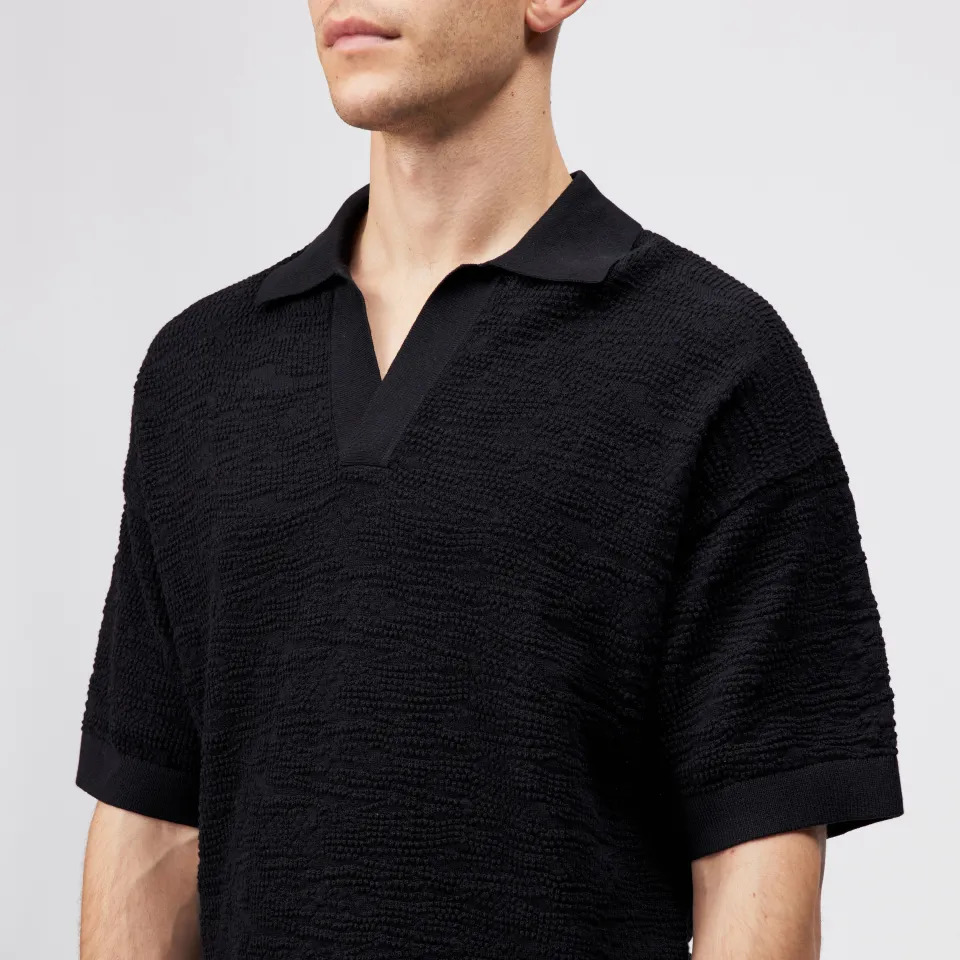 DRYKORN - Oversized Pure Cotton Knit Polo