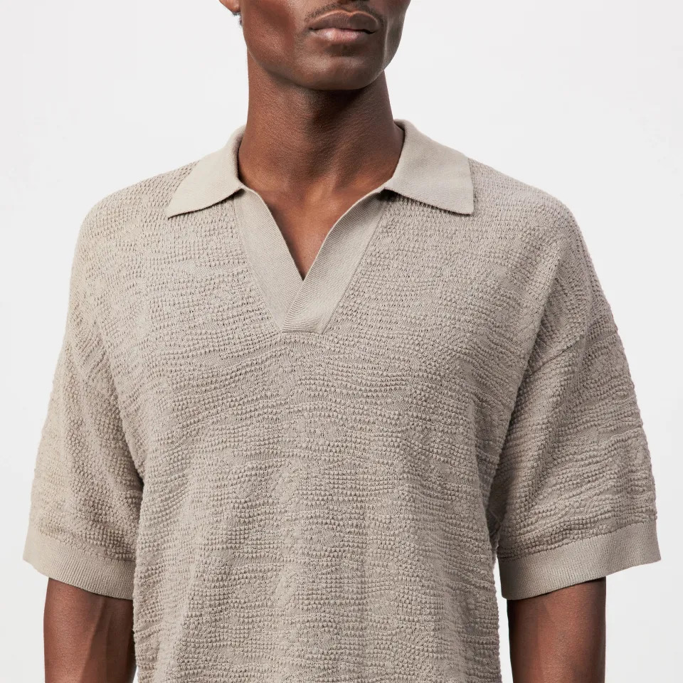 DRYKORN - Oversized Pure Cotton Knit Polo