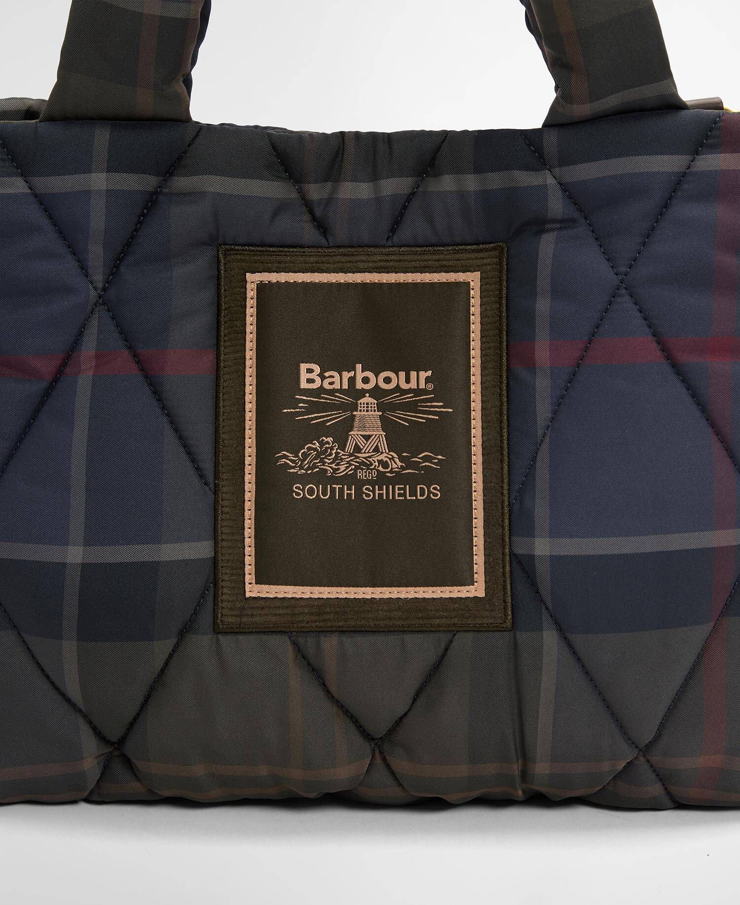 BARBOUR - Tartan Arlene Mini Quilted Tote Bag