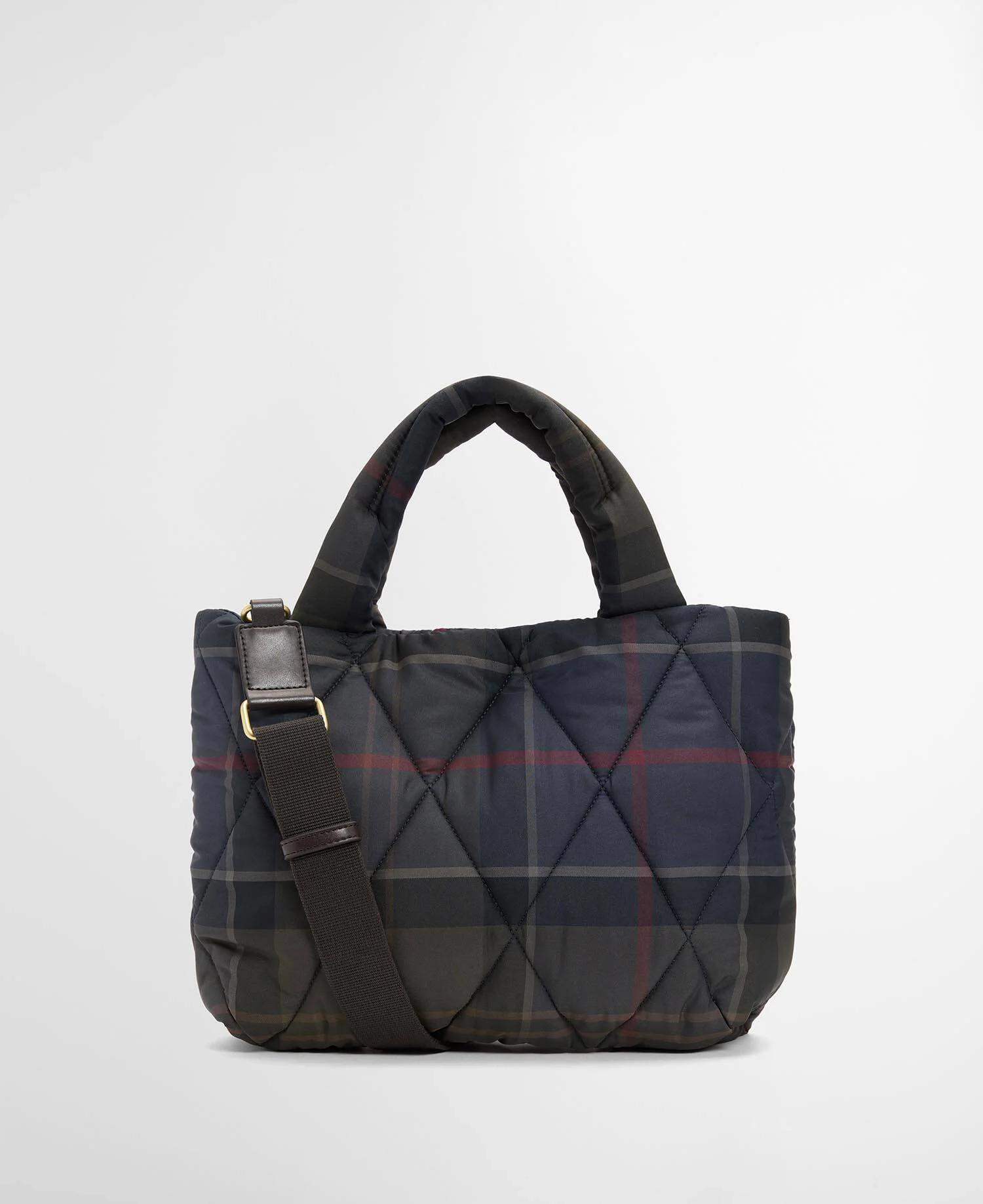 BARBOUR - Tartan Arlene Mini Quilted Tote Bag