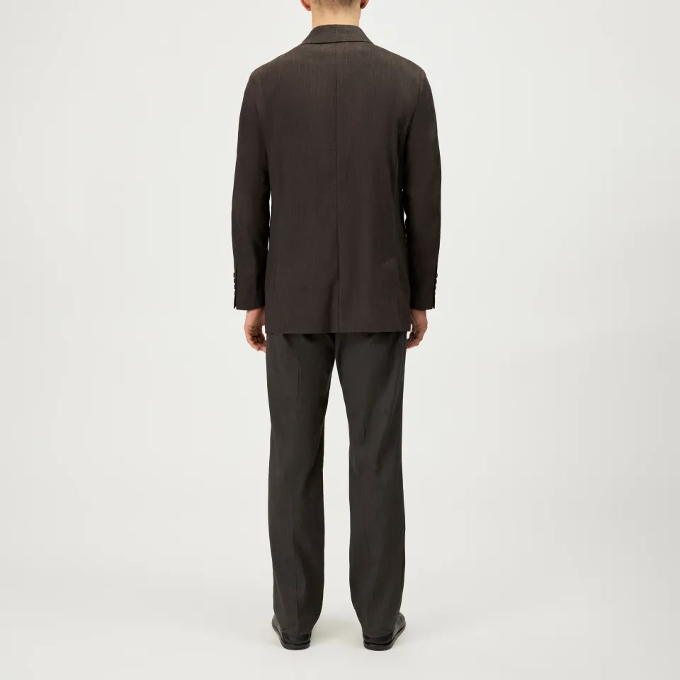 DRYKORN - Double-Breasted Oversized Linen-Blend Blazer