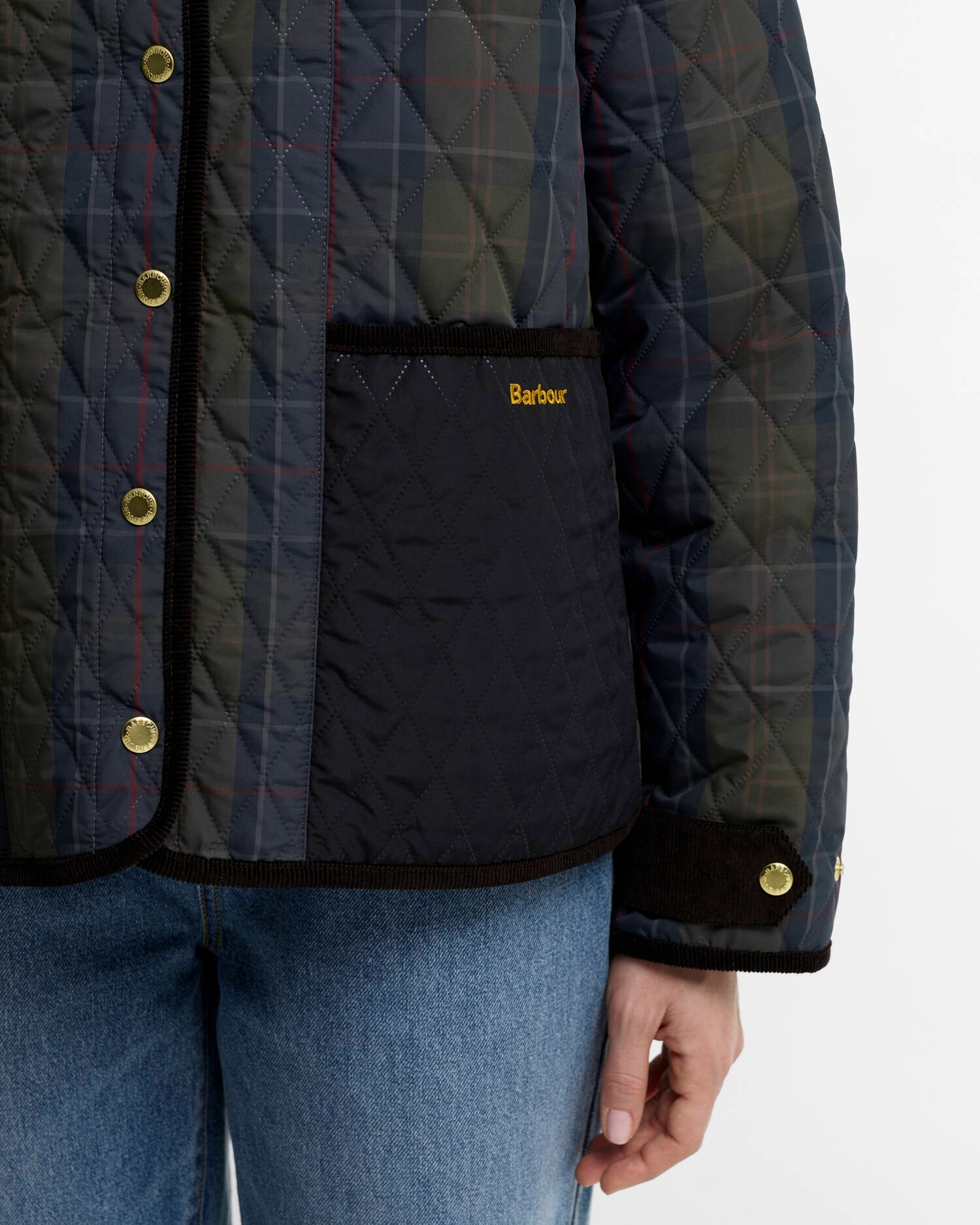 BARBOUR - Ainsdale Checked Quilted Jacket