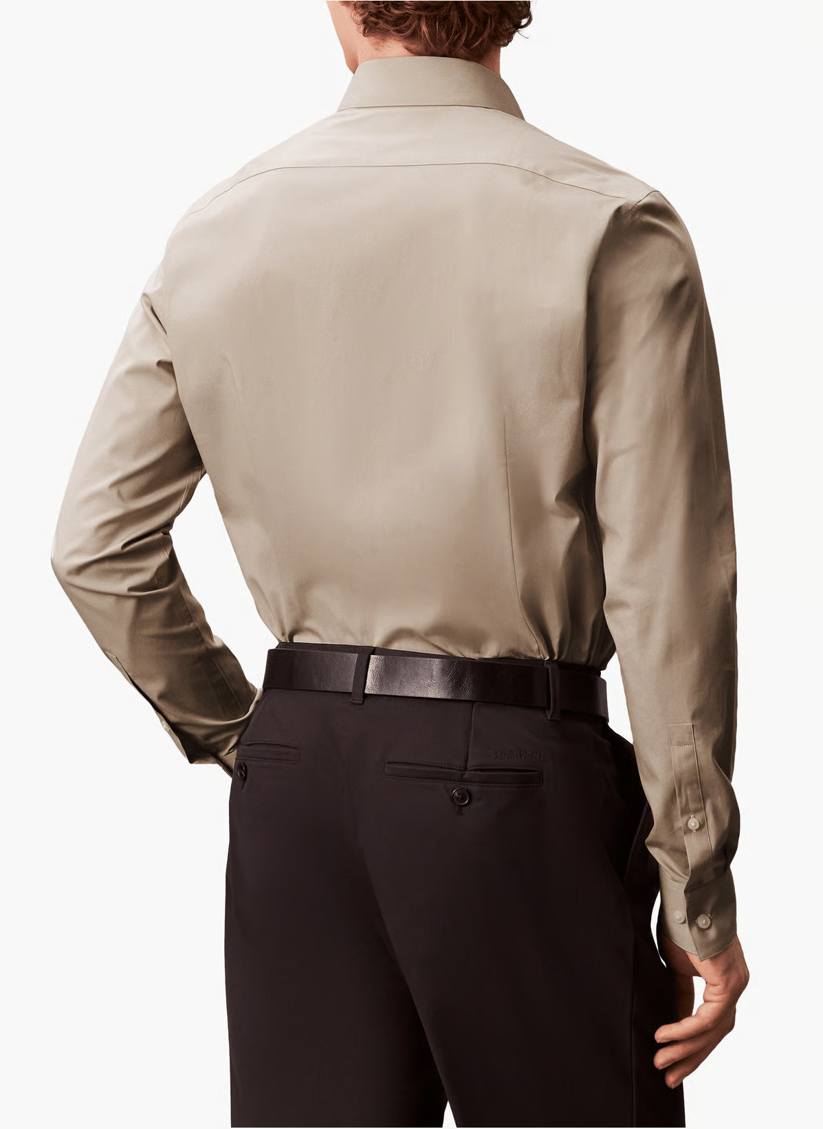 CALVIN KLEIN - Slim Linen Shirt