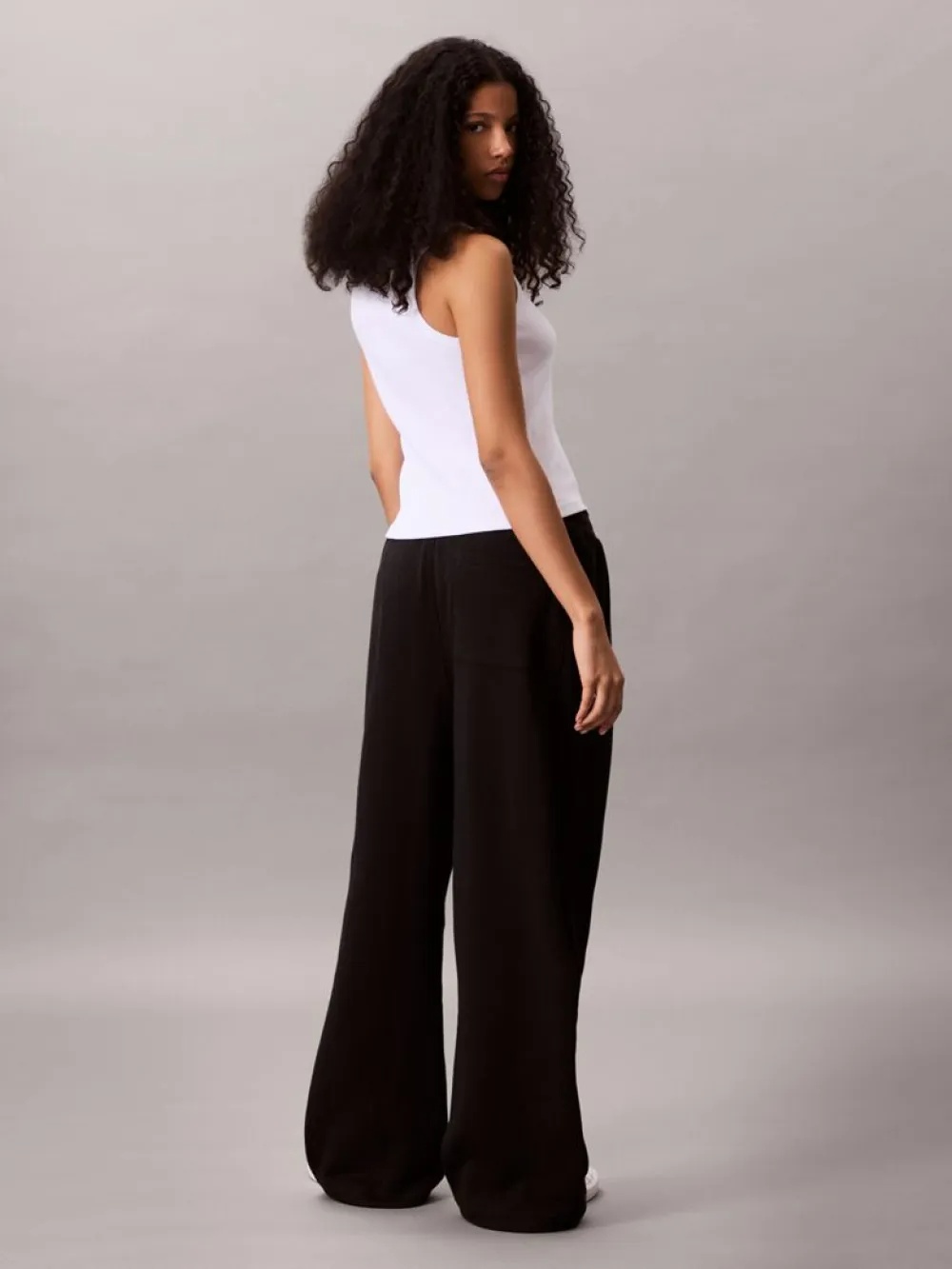 CALVIN KLEIN JEANS - French Terry Badge Logo Pants