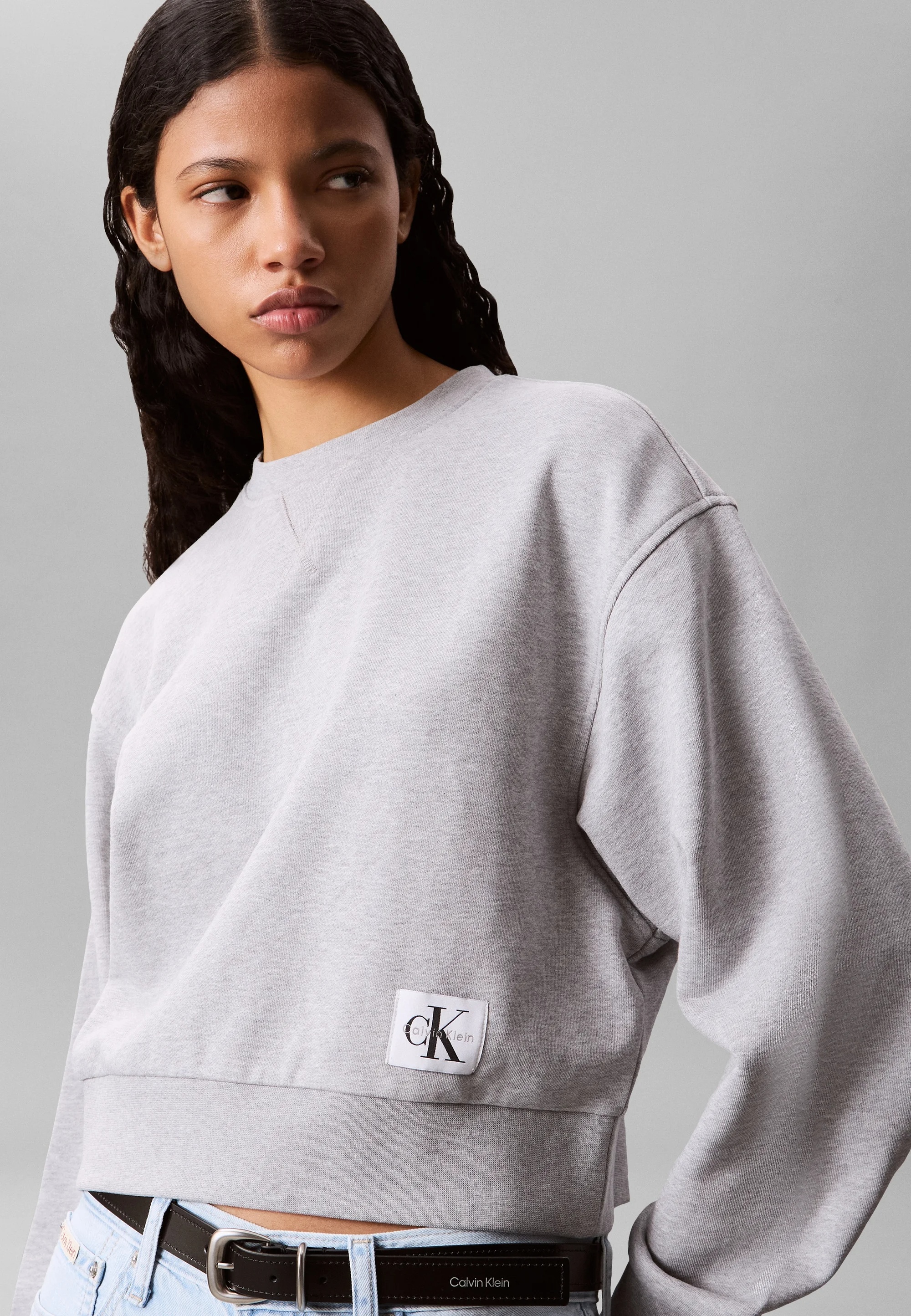 CALVIN KLEIN JEANS - A Cropped Sweater