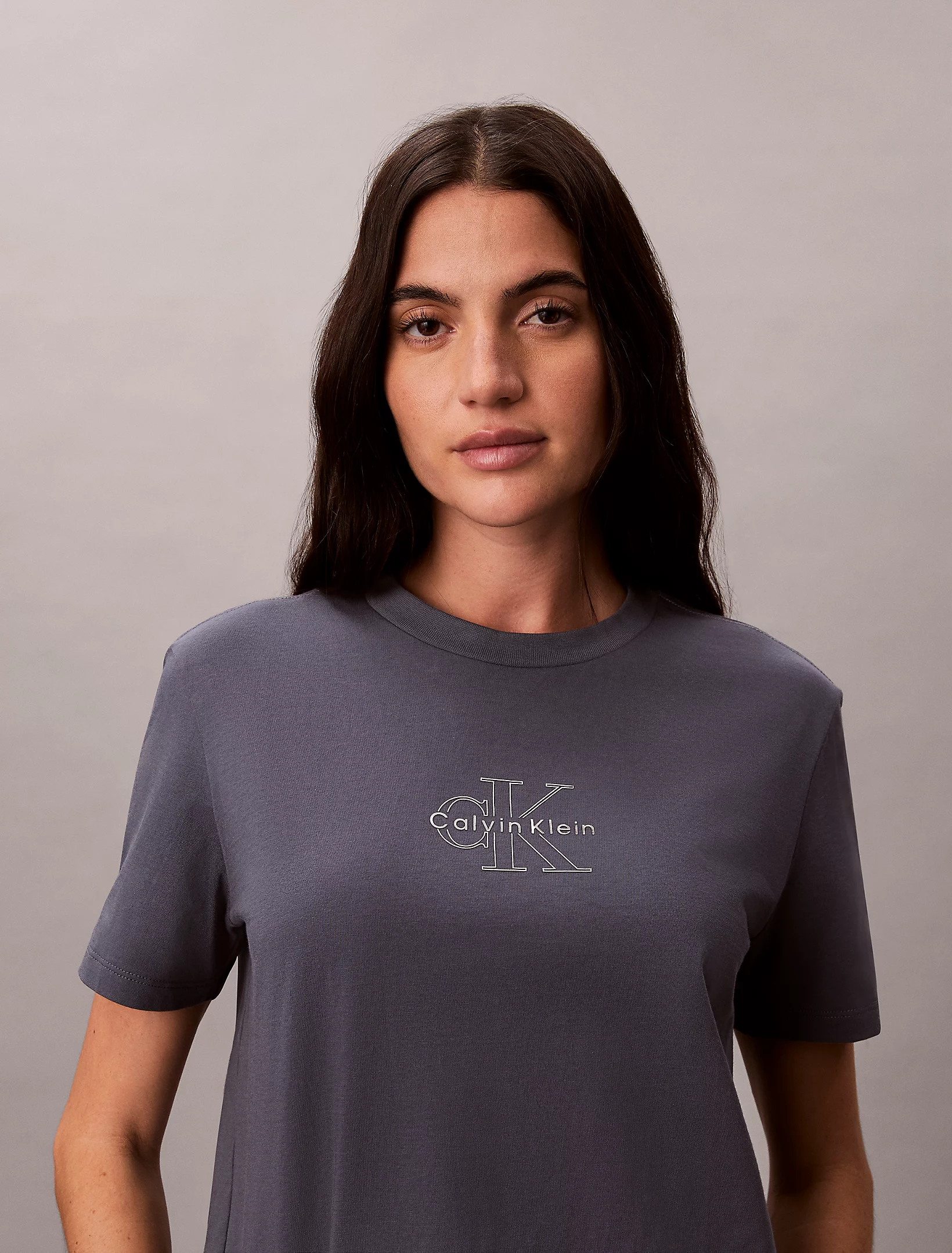 CALVIN KLEIN JEANS - Classic Foil Monologo Tee