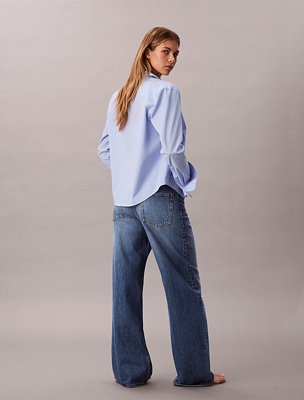CALVIN KLEIN JEANS - The Wide Leg Classon Blue