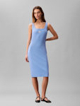 Baby Ribbed Sleeveless Midi Dress