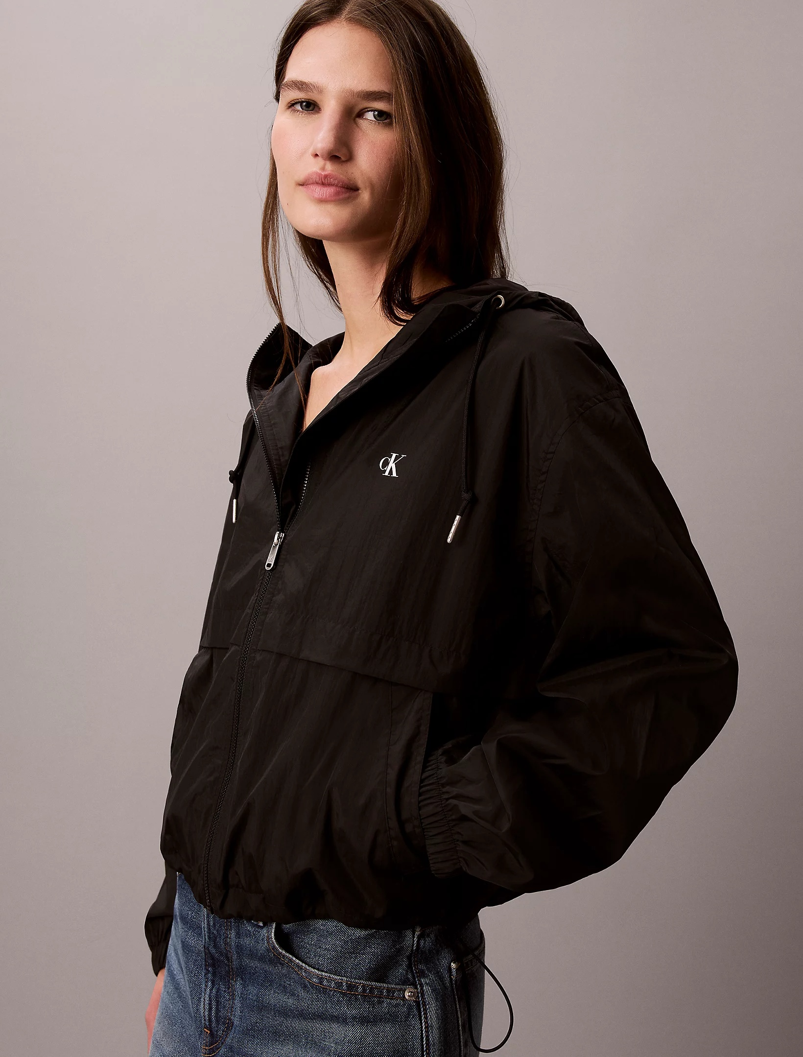 CALVIN KLEIN JEANS - Essential Nylon Windbreaker
