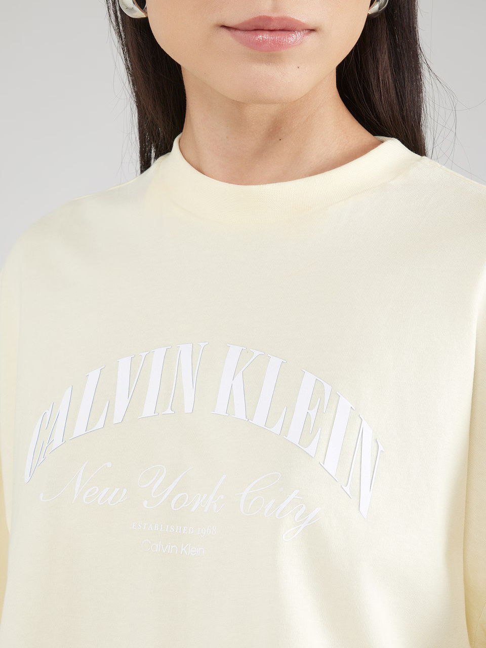 CALVIN KLEIN JEANS - Cropped Boxy heritage Crest