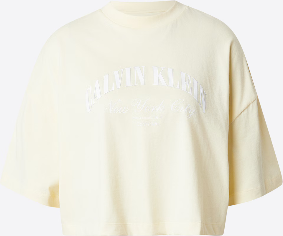 CALVIN KLEIN JEANS - Cropped Boxy heritage Crest