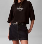 Boxy Crop Monologo Tee