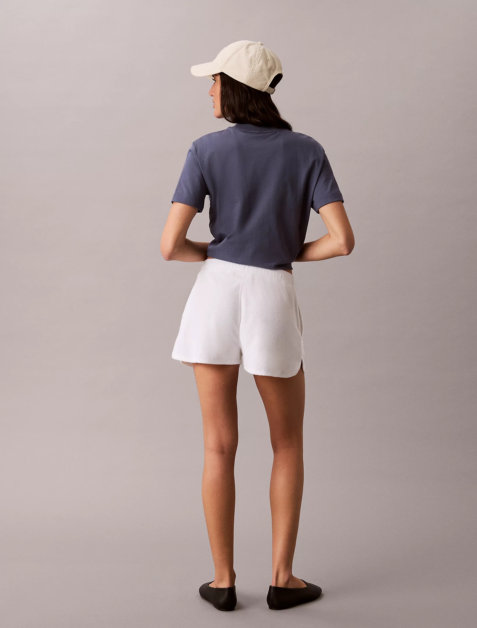 CALVIN KLEIN JEANS - Towel Terry Dolphin Shorts