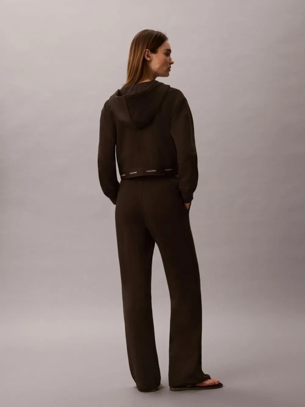 CALVIN KLEIN JEANS - Terry Logo Waistband Track Pants