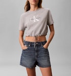 Monologo Cropped Tie Tee
