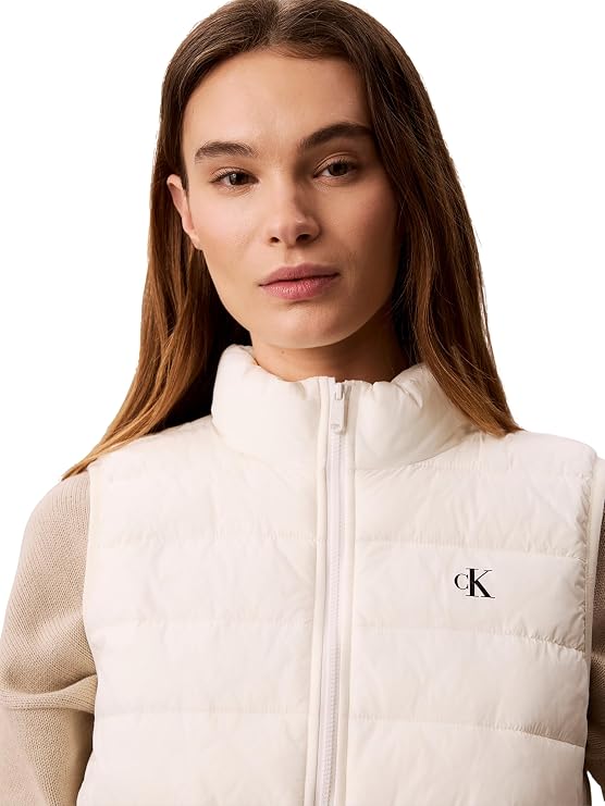CALVIN KLEIN JEANS - Short Packable Puffer