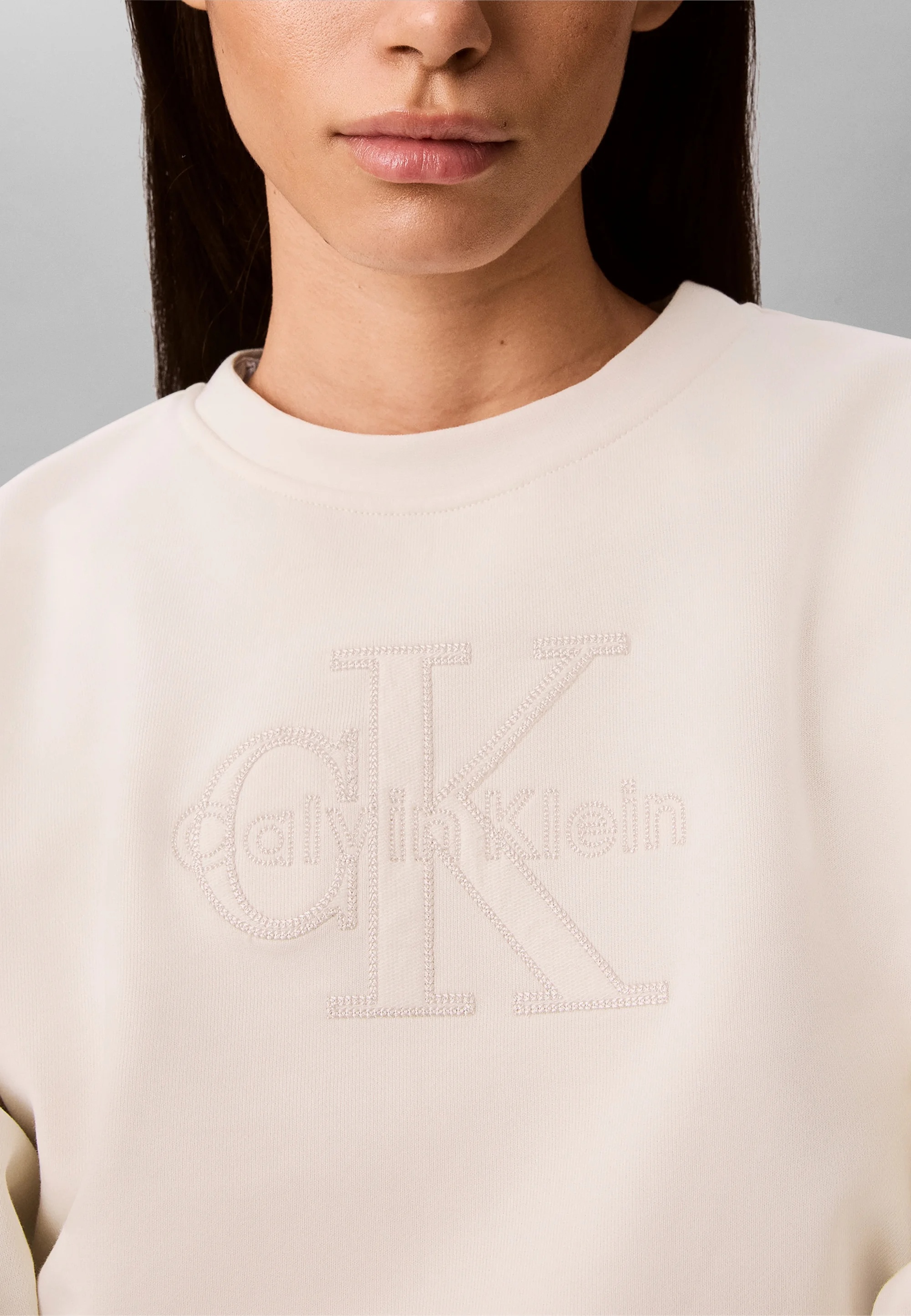 CALVIN KLEIN JEANS - Ls Baby Terry Seasonal Monolog