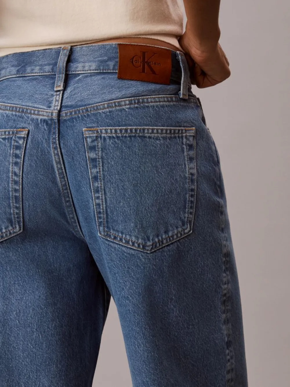 CALVIN KLEIN JEANS - Wide Leg Radio Blues