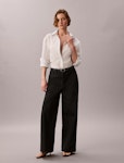 Stretch Chino Wide Leg Pant