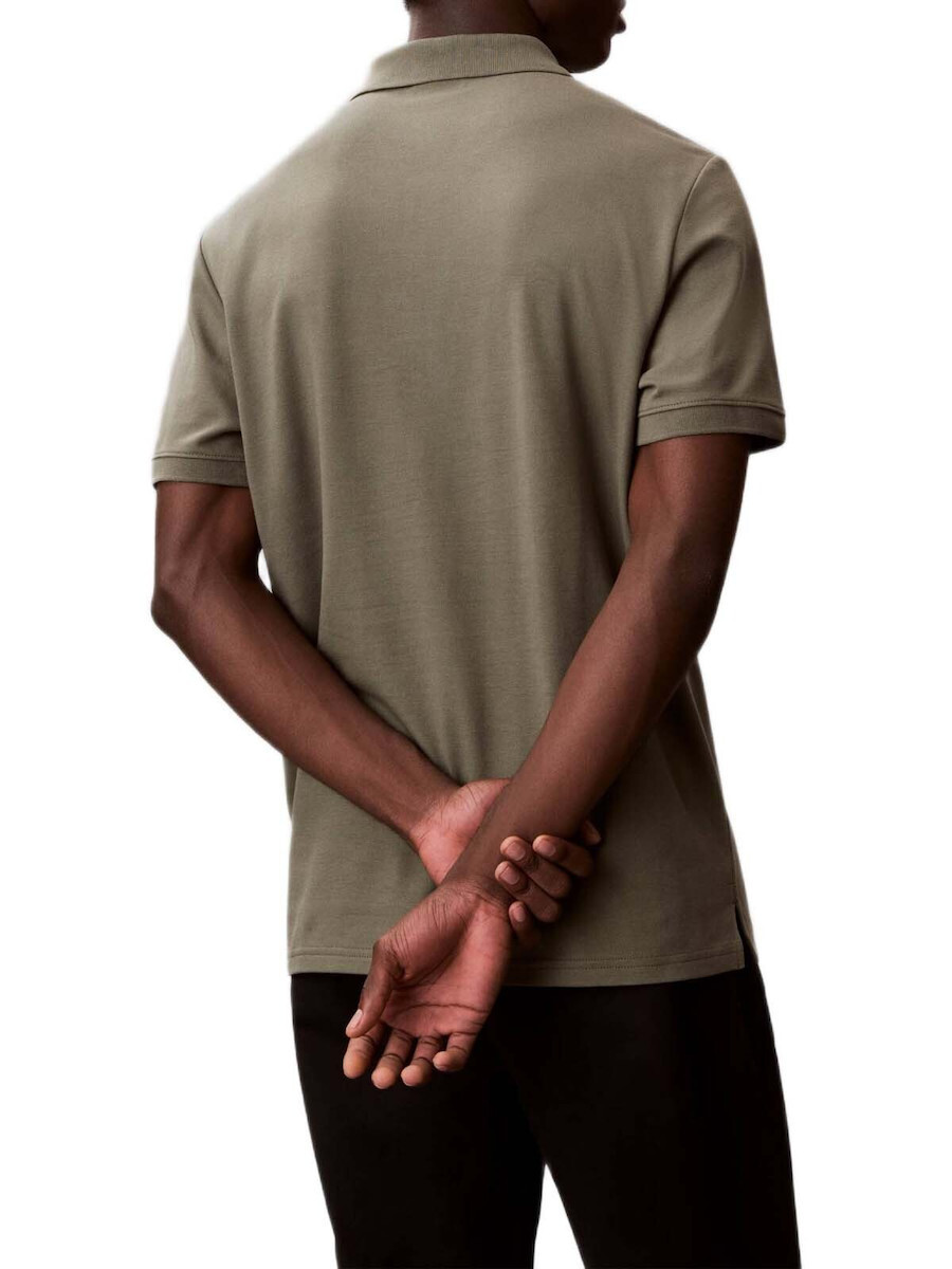 CALVIN KLEIN - Slim Refined Pique Polo