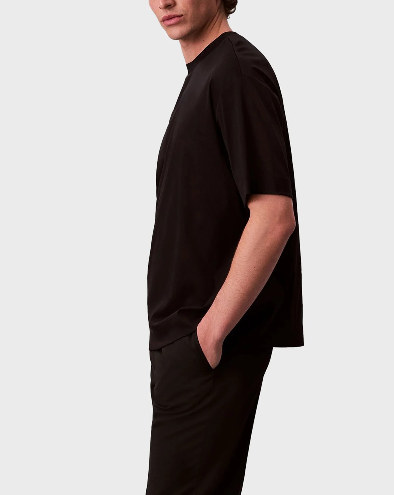 CALVIN KLEIN - Premium Interlock Cotton T-shirt