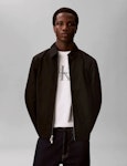 Cotton Wing Collar Shirt Jacket