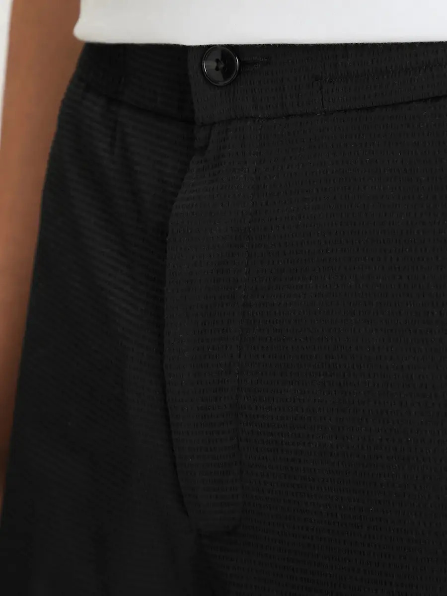 CALVIN KLEIN - Straight Seersucker Bermuda