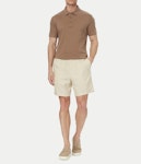 Straight Linen Pull On Short