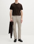 Linen Blend Crewneck Tee